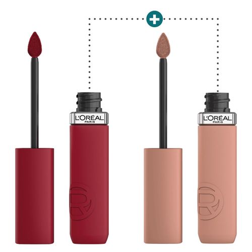 Kit  Loreal Paris Le Matte Le Rouge Paris + Le Matte Snooze Your Alarm