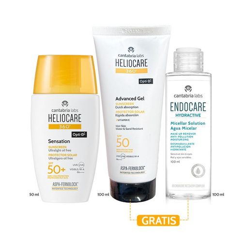 Kit Fotoprotección Y Limpieza Facial Heliocare - Cantabria Labs