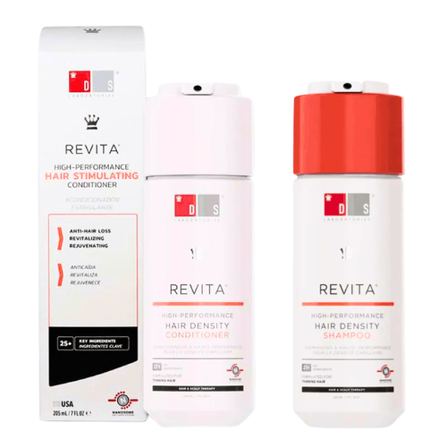 Kit Revita Acondicionador Estimulante  205ml + High-Performance Hair Density Shampoo  205ml - Revita