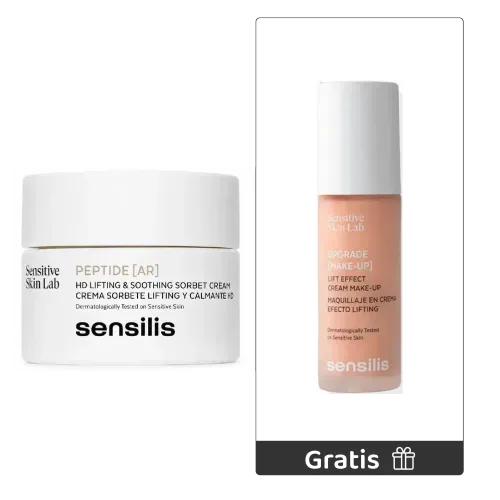 Kit Peptide [AR] Crema Sorbete 50ml + GRATIS Upgrade Base Maquillaje 30ml Miel Doreé - Sensilis